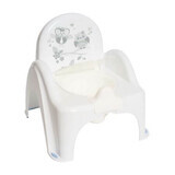 Chaise-pot Bufnita, blanche, Tega Baby