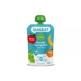 Puré de frutas ecológico, +6 meses, 100 g, Smileat