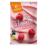 Zmeura si fructe de padure invelite in ciocolata Bio, 50 g, Landgarten