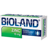 Zink 15mg, 40 Tabletten, Bioland