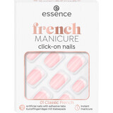 Essence Esmalte de uñas Click-on French falso 01 Classic French, 12 uds.