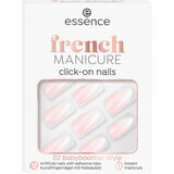 Esmalte de uñas francés Click-on Essence falso 02 Babyboomer Style, 12 piezas