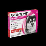 Frontline Tri-Act XL solución spot-on para perros de 40-60 kg, 3 pipetas, Frontline