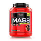 Gainer fara zahar cu aroma de capsuni iMass, 2500 g, Genius Nutrition