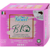 Absorbentes diurnos Vivicot con alas, 14 uds.