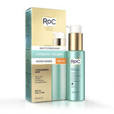 Crema facial hidratante Multi Correxion Hydrate + Plump con protección solar SPF 30, 50 ml, Roc