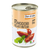 Tomates pelados enteros ecológicos, 400 g, Fior di Loto