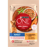 Purina One Nassfutter mit Huhn für Hunde, 85 g