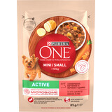 Purina One Comida húmeda de buey para perros, 85 g