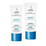 Aknet Comfort Cover Akne Foundation Pack, Farbton 104 Keks, SPF 30, 2x30 ml, BioNike