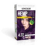 HempStyle Tinte Permanente con Amoniaco 4.22 Violeta Profundo, 1 ud.