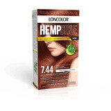 HempStyle Tinte Permanente con Amoníaco 7.44 Ámbar Profundo, 1 ud.