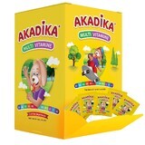 Sucettes multivitaminées Akadika, 50 pièces, Fiterman Pharma