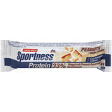 Sportness Barrita proteica 33%, sabor cacahuete y caramelo, 40 g