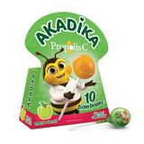 Sucettes Akadika Propolis C avec pommes vertes, 10 pièces, Fiterman Pharma