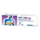 ACC, 600 mg, 20 comprimidos efervescentes, Sandoz