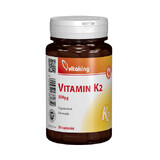 Vitamine K2 naturelle, 100μg, 30 gélules végétales, VitaKing