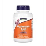 Acid Hyaluronic 50 mg + MSM x 60 cps, Now Foods 