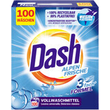 Dash Waspoeder Alpen Frische 100 wasbeurten, 6 kg