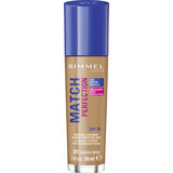 Rimmel London Fondotinta Match Perfection 201 Classic Beige, 1 pz