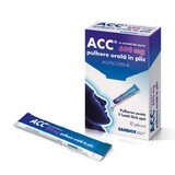 ACC con sabor a mora 600 mg polvo oral, 10 sobres, Sandoz