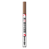 Lápiz de cejas Build a Brow + Gel fijador, Marrón suave, 1,4 g, Maybelline