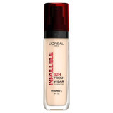 Infaillible 32H Fresh Wear Transfer Resistant Foundation, 10 Eerlijk-Licht, 30 ml, Loreal Paris