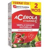 Acerola Vitamina C, 60 comprimidos masticables, Forte Pharma