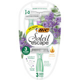 BIC Lavendel scheerapparaat, 3 stuks