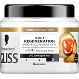 Schwarzkopf GLISS Masque capillaire régénérant 4 en 1, 400 ml