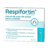 Cloruro sódico 3% solución para inhalación Respifortin, 20 viales x 4 ml, Penta Arzneimittel