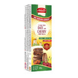 Galletas rellenas de cerezas y dátiles, sin azúcar añadido, 180 g, Molendini