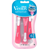 Gillette Venus Maquinillas de afeitar para pieles sensibles, 6 unidades