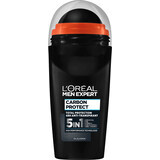 Loreal MEN CARBON PROTECT Déodorant à bille, 50 ml