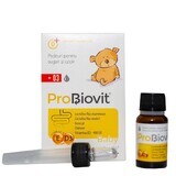 Gotas probióticas y de vitamina D3 para niños Probiovit Baby, 10 ml, Apipharma