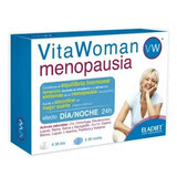 Vitawoman Menopausia suplemento para el alivio de los síntomas de la menopausia, 60 cápsulas, Eladiet