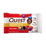 Quest Chocolatey Peanut Coated Candies, Bomboane Proteice cu Aroma de Ciocolata si Alune, 49 g, GNC