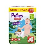 Pañales Pants Fashion &amp; Nature, No. 4, 9-15 kg, 68 piezas, Pufies