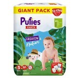 Pañal Fashion &amp; Nature, No. 5, 12-17 kg, 62 pzs, Pufies