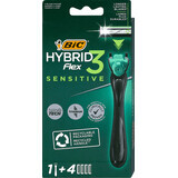 BIC Hybride scheerapparaat 1+4rez, 1 st