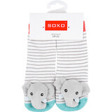 SOXO Calcetines para niños estampado elefante, 1 ud.