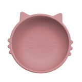 Bol de silicona Kitty I, 6 meses+, Old Rose, Appekids