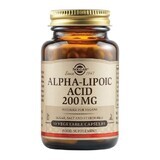 Ácido alfa lipoico 200 mg, 50 cápsulas, Solgar