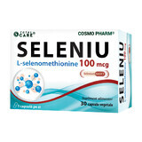 Selenio, 100mcg, 30 cápsulas, Cosmopharm