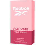 Reebok ACTIVATE YOUR SENSES heren eau de toilette, 50 ml