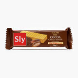 Barquillos de crema de cacao sin azúcar, 20 g, Sly Nutrition