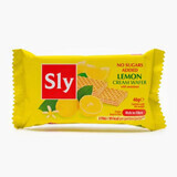 Gofres de crema de limón, sin azúcar, 40 g, Sly Nutrition