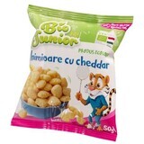 Hojaldre Corazón con Queso Cheddar, 50 g, Bio Junior