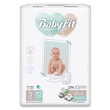 Couches bio Jumbo Midi, No. 3, 4-9 kg, 72 pièces, Babyfit