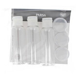 Beauty travel container set, 6 pieces, Parsa